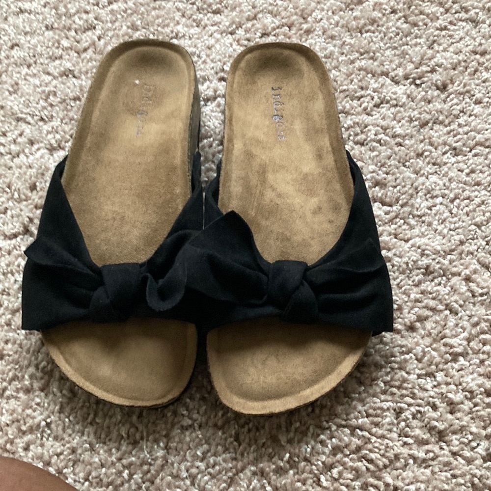Cute black sandals